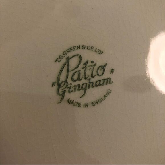 Vintage T.G. Green Patio Small Plate - Picture 3 of 3